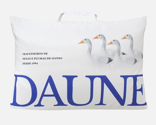 Travesseiro Daune 100% Plumas de Ganso 0.50x0.70m