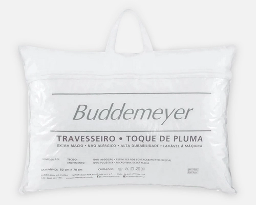 Travesseiro Buddemeyer Toque de Pluma 0.50x0.70m
