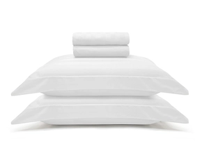 Jogo de Cama Zelo Select Maquinetado Casal - Percal 400 Fios - Toque Acetinado - Branco