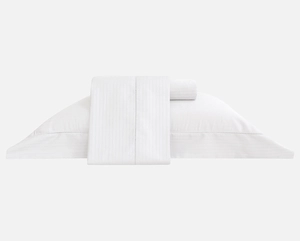 Jogo de Cama Buddemeyer Damask Stripes Queen - Cetim 300 Fios