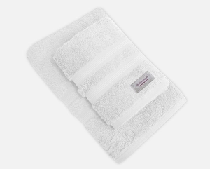 Kit Toalha Banhão e Toalha Rosto Buddemeyer - 100% Algodão Egípcio - Gramatura: 550g/m² - Branco