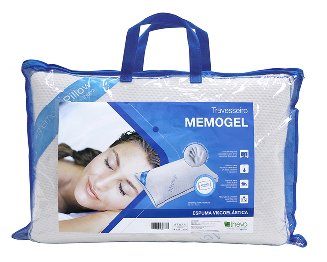 Travesseiro Memogel Pillow 0.50x0.70m Viscoelástico