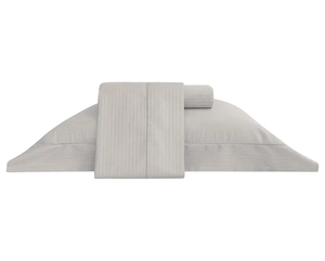 Jogo de Cama Buddemeyer Damask Stripes Casal - Cetim 300 Fios