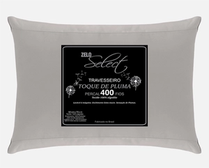 Travesseiro Zelo Select Toque de Pluma 0.50x0.70m - Percal 400 Fios