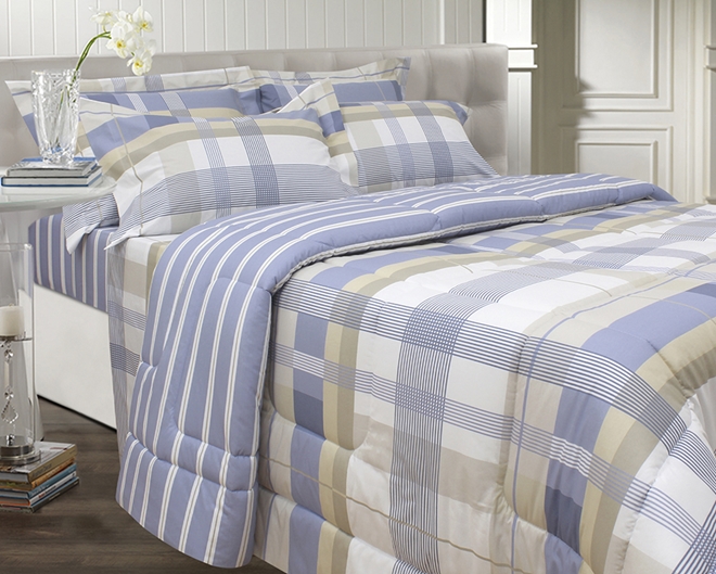 Edredom Zelo Classic Queen Percal 180 Fios