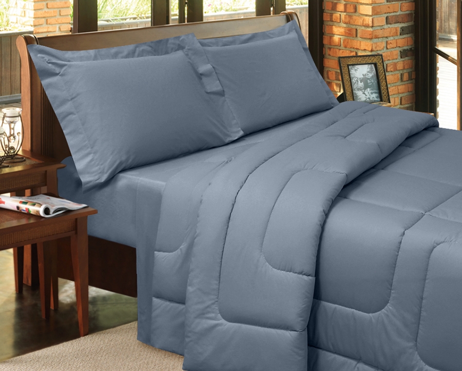 Edredom Zelo Classic Queen Percal 180 Fios